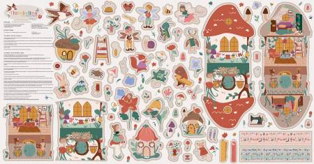 RB Thimbelina & the Sewing Fairies 36in x 69in Thimbelina Felt Panel