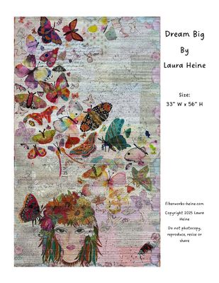 Dream Big Collage Pattern by Laura Heine