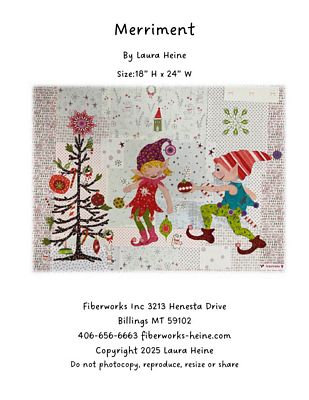 Merriment Collage Pattern by Laura Heine