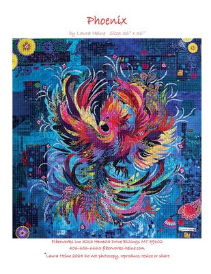 Phoenix Collage Pattern by Laura Heine