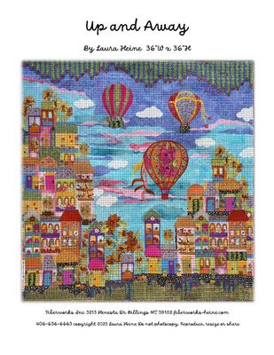 Up and Away Collage Pattern by Laura Heine