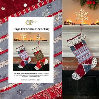 Serge It! Christmas Stocking Pattern