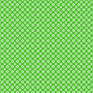 Grass Green Lattice Colorblock Party 43/44" Cotton Fabric Per Yard
