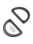 D-ringflat1inBlackMetal2pc