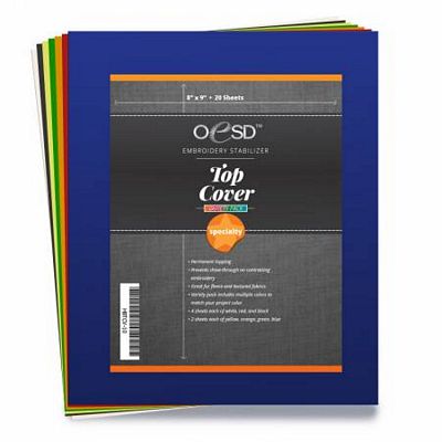 Top Cover Multi Colors 8 in x 9 in