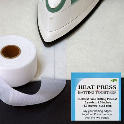 Heat Press Batting Together 1,1/2 in x 15 yd White