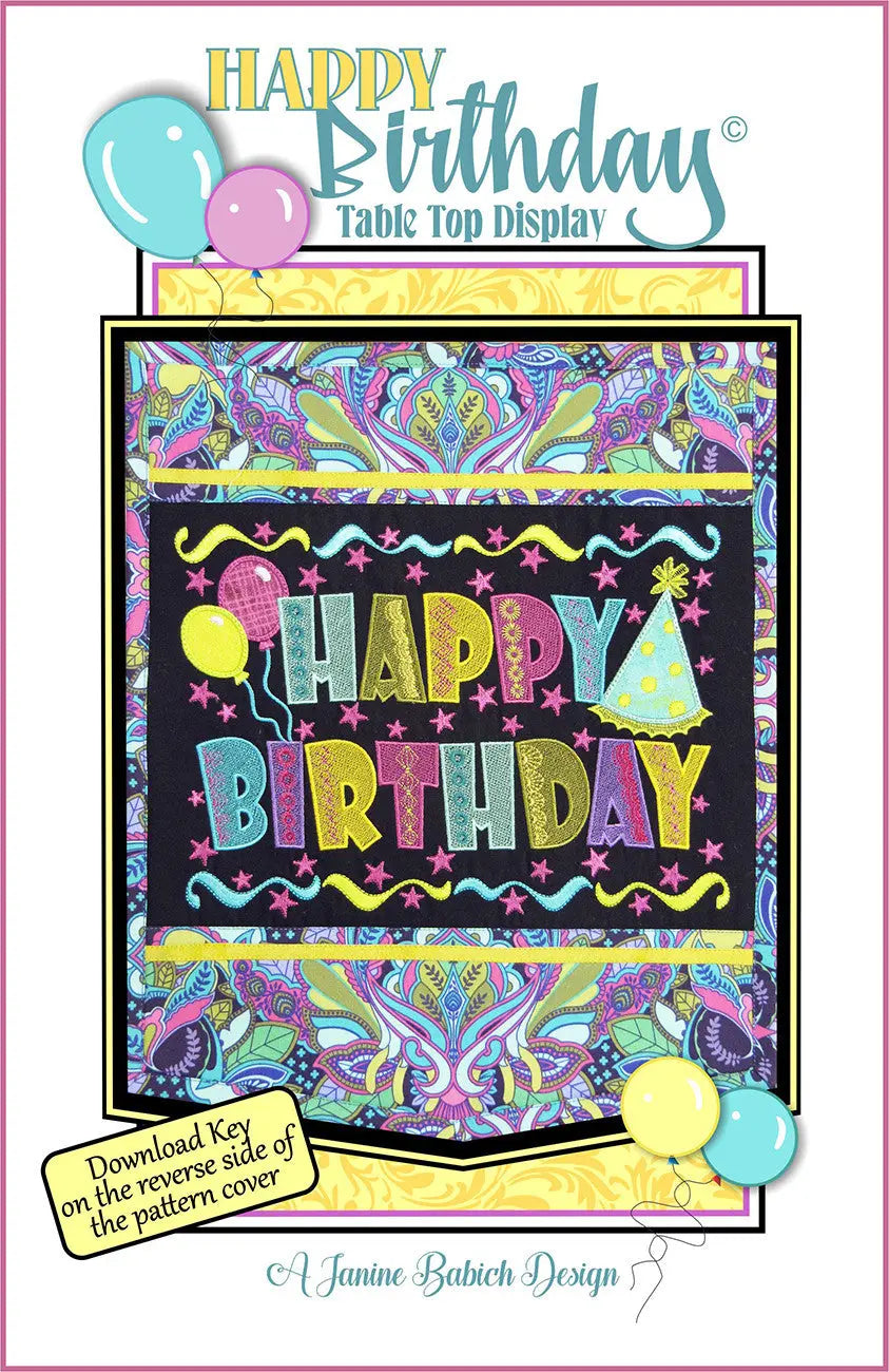 Happy Birthday Table Top Display