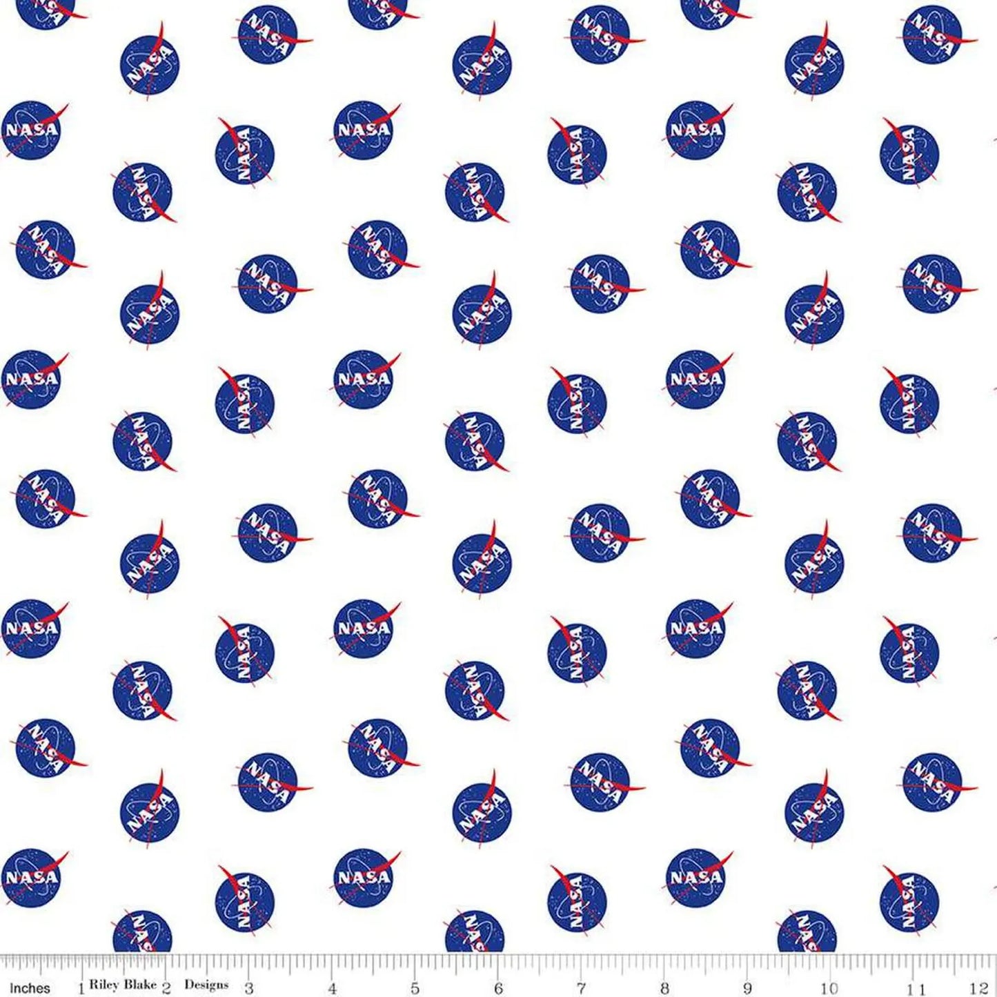RB White NASA Logo Toss Outer Space C15484