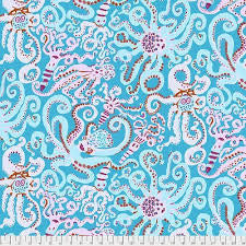 FS K. Fassett Octopus Turquoise