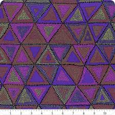 FS K. Fassett Beaded Tents Dark