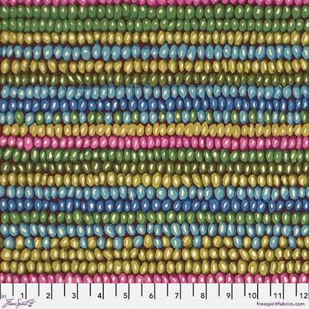 FS K. Fassett Bead Stripe Moss