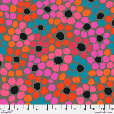 FS K. Fassett Flower Dot Grey