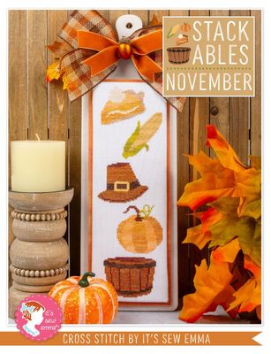 November Stackables Cross Stitch