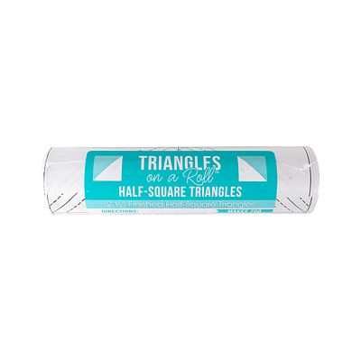 TrianglesOnaRoll21/2inHalfSq50