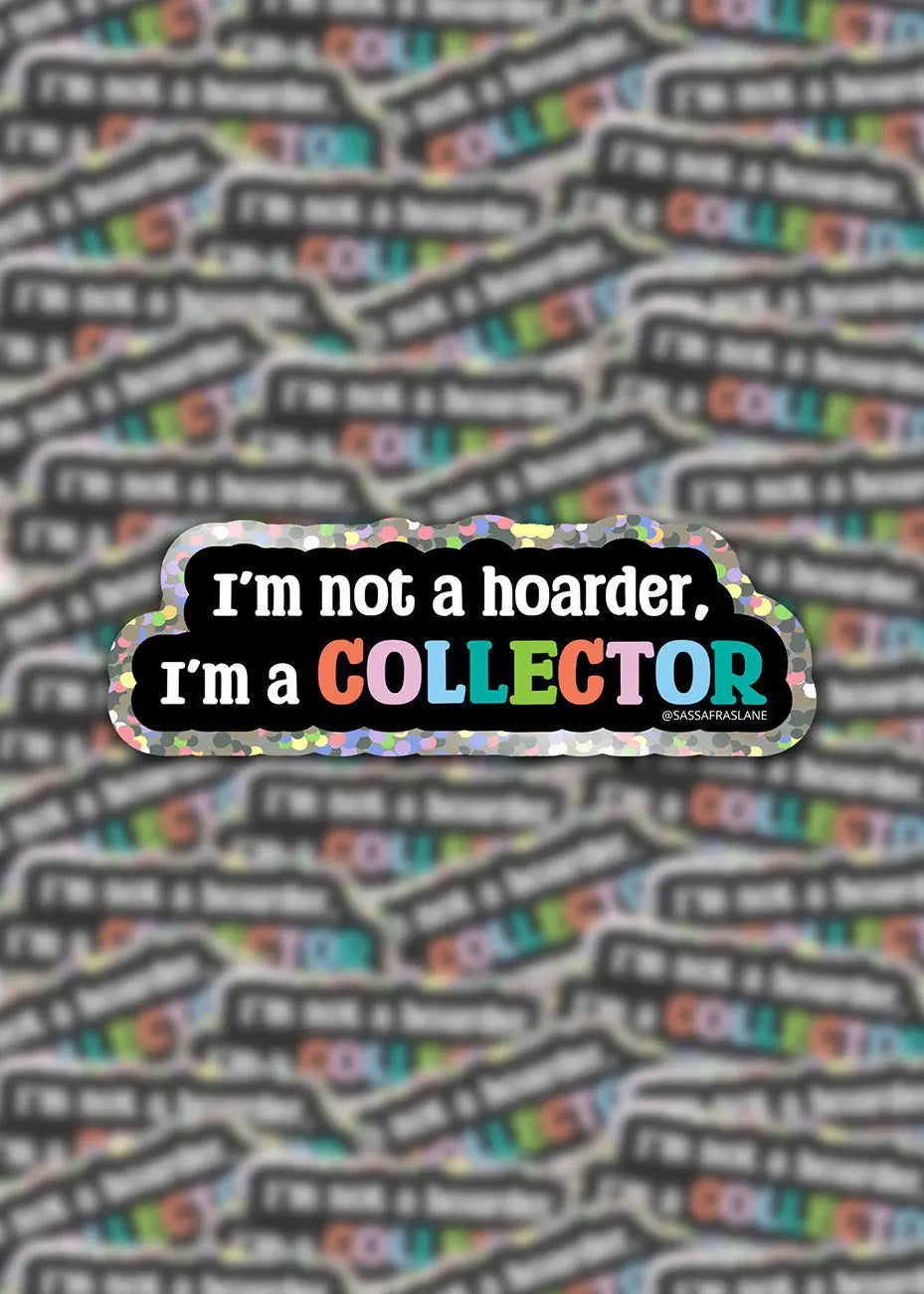 I'm a Collector Glitter Stickers