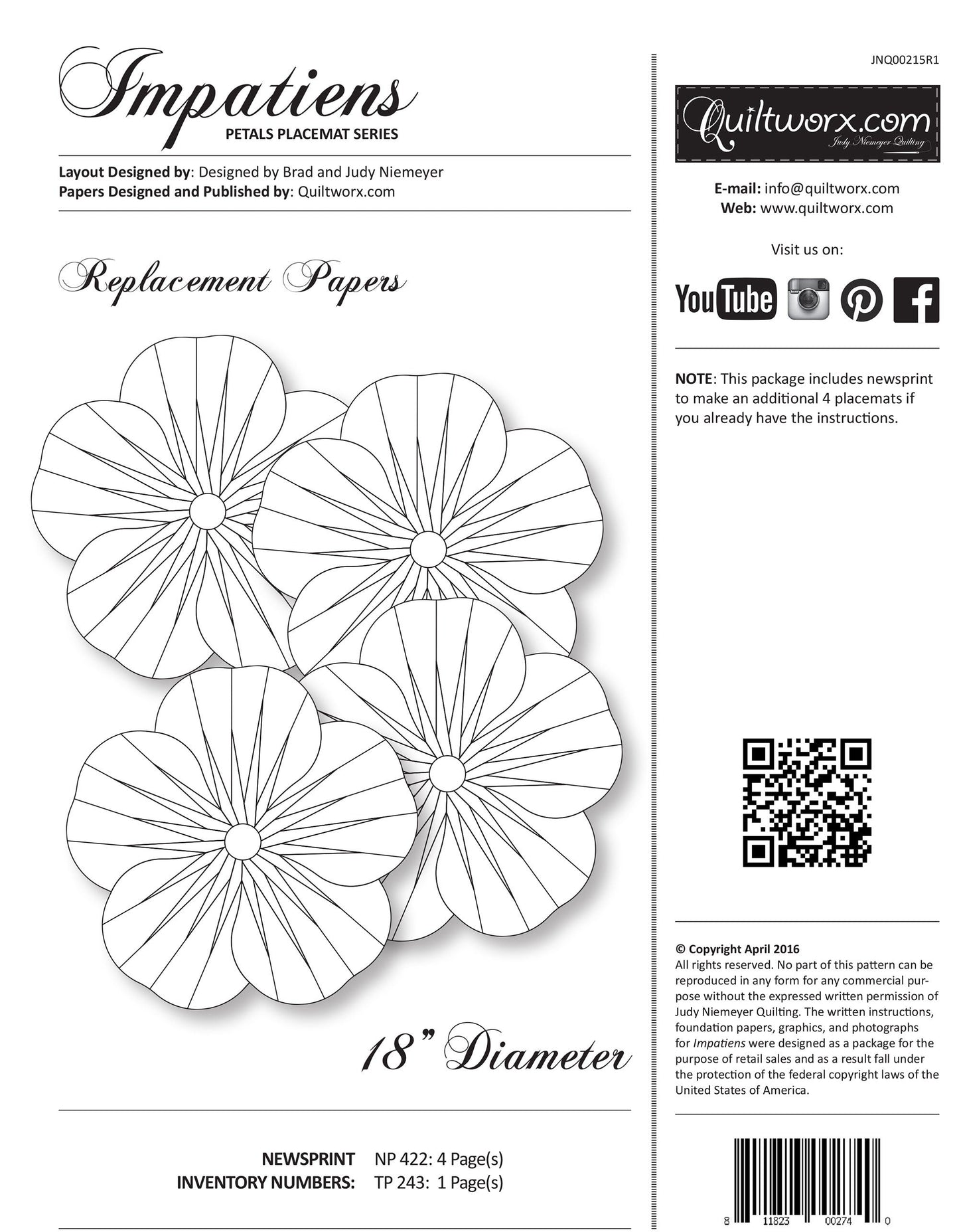 Impatiens Replacement Papers