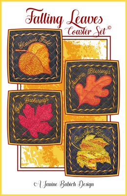 Falling Leaves Coaster Pattern