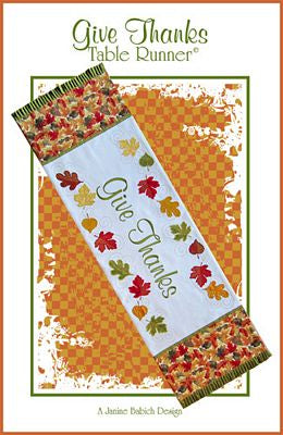 Give Thanks Table Runner