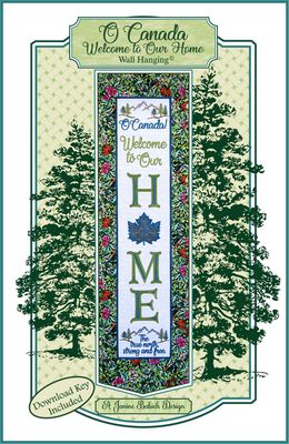 O Canada Welcome to Our Home Wall Hanging