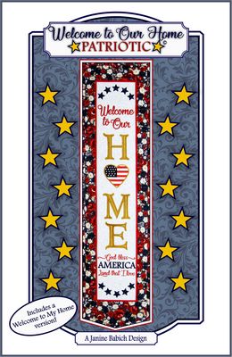 Welcome to Our Home-Patriotic Pattern