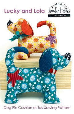 Lucky and Lola Dog Pincushion or Toy Pattern