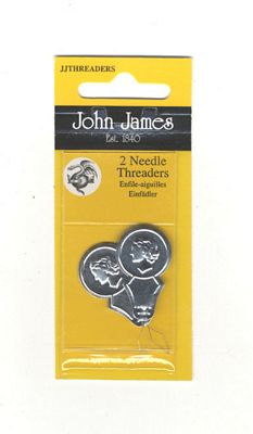 John James Carded Needle Threaders - 2/card