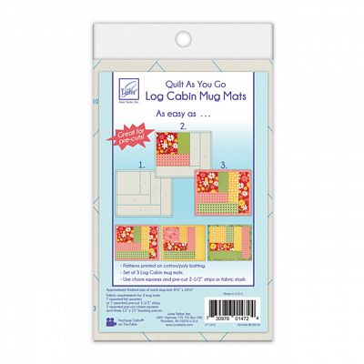 Log Cabin Mug Mats - 3 pack