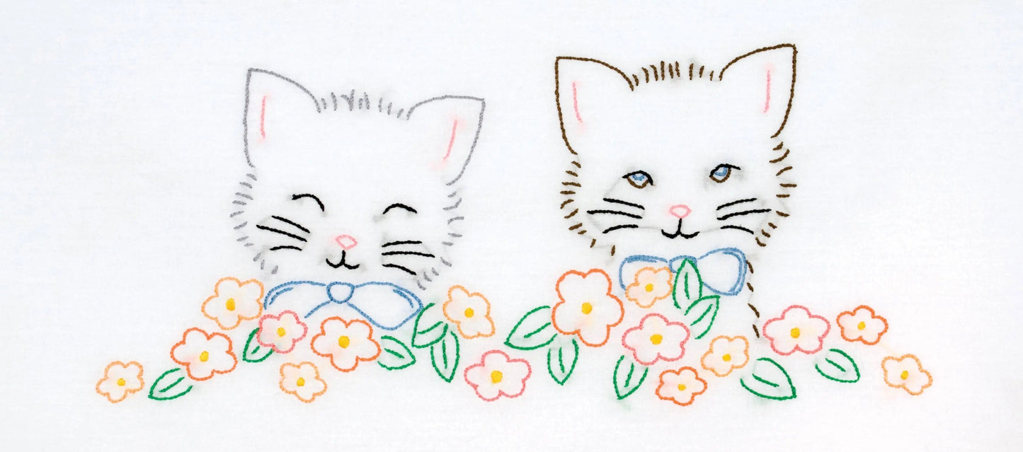 Kittens Perle Edge Pillowcases