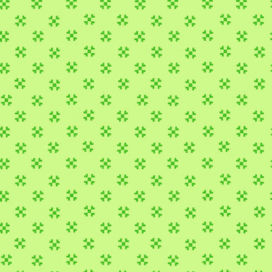 Kiwi Spaced Out Colorblock Party 43/44" Cotton Fabric Per Yard