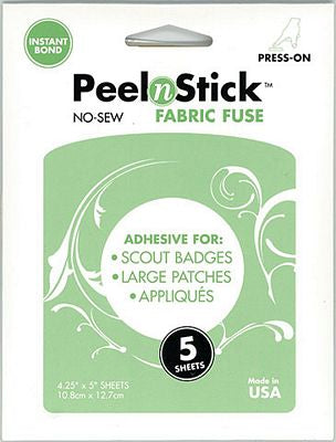 Fabric Fuse Sheets 4.25 in x 5 in