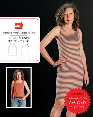 Leyton Knit Tank + Dress Pattern