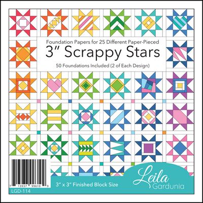 3 inch Scrappy Stars Foundation Pad