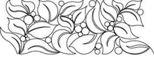 237 Leafy Border Pantograph by Linda V. Taylor