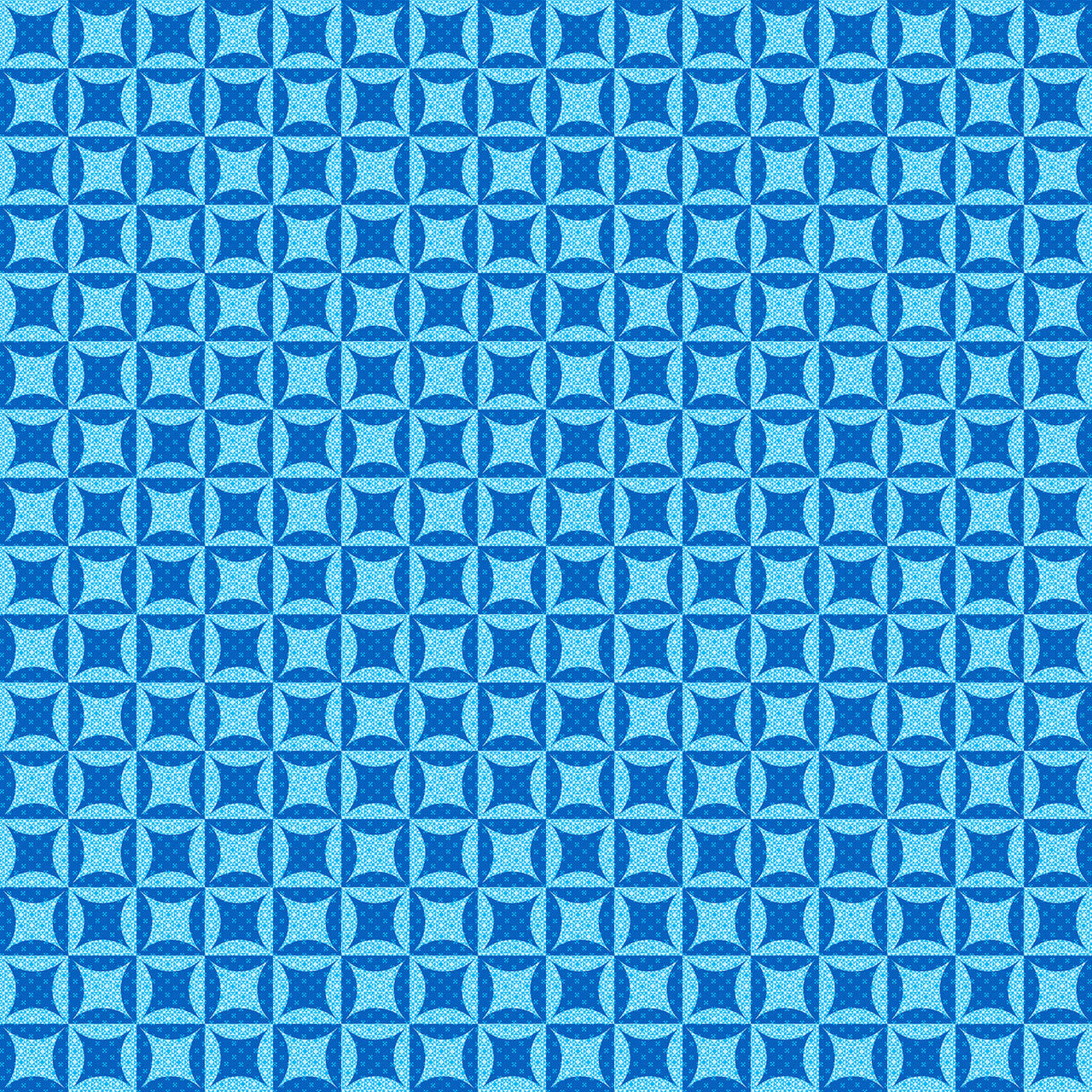 Light Blue Dark Blue Colorblock Party Cheater Prints 108" Cotton Fabric Per Yard