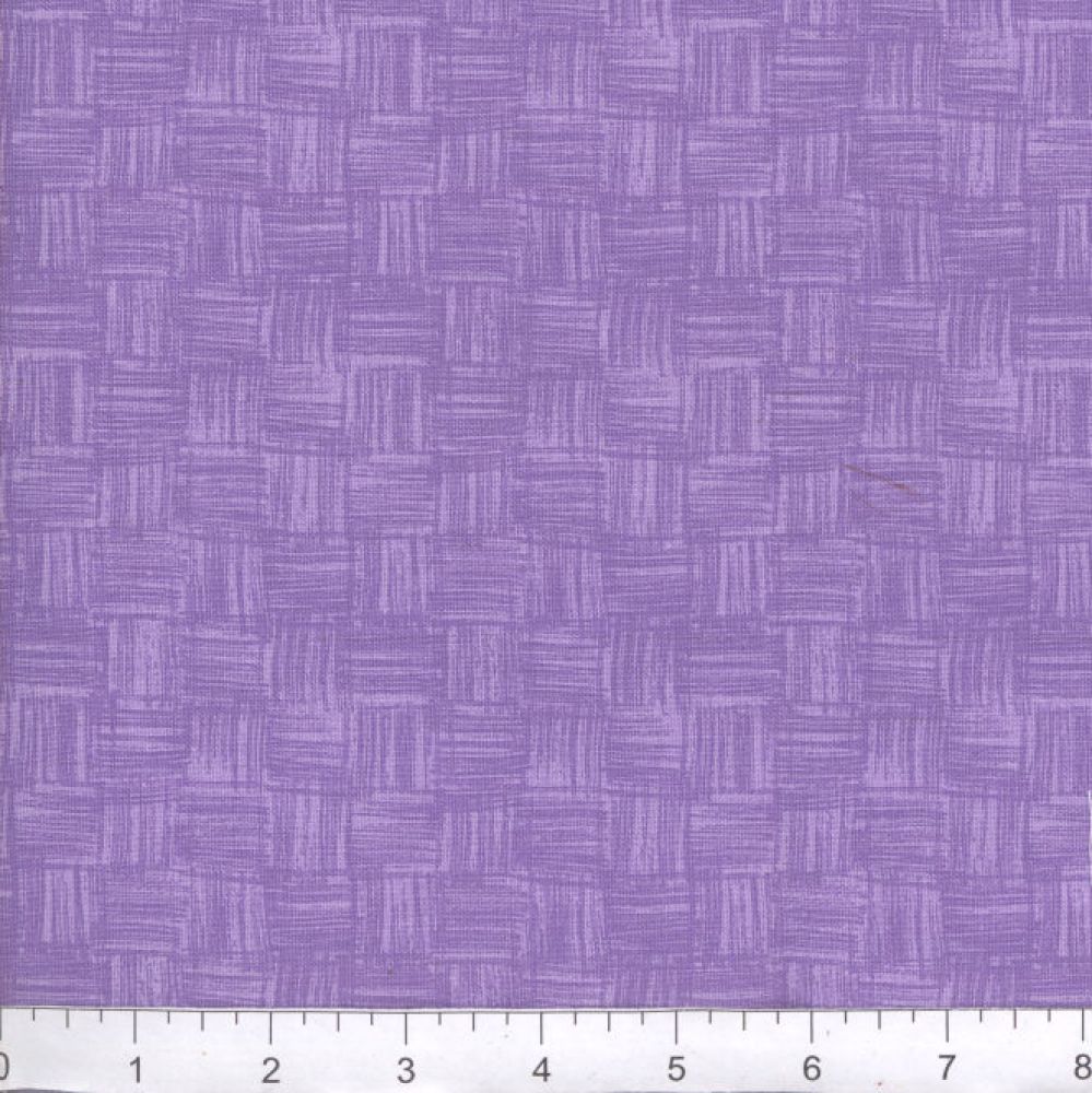 Lilac Wicker 45" Wide Cotton Fabric Per Yard
