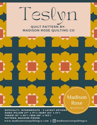 Teslyn Quilt Pattern