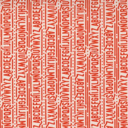 Frankie On The Line Melon 44"/45" Fabric Per Yard
