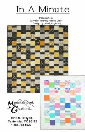 In A Minute - Quilt Pattern #460 by Mountainpeek Creations™ MPC