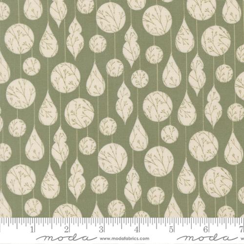 Mistletoe Gingerbread Lane 44"/45" Cotton Fabric Per Yard