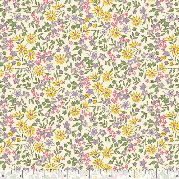 Multi Aunt Grace Calicos Cotton Wideback Fabric (1 yard pack)