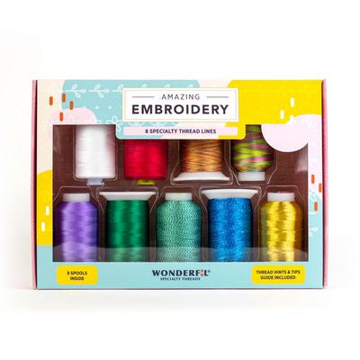 Amazing Embroidery- Bright & Bold Pack 9ct.