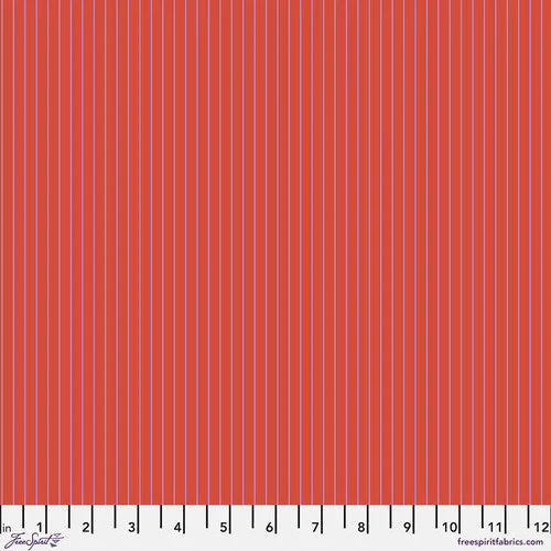 FS Tiny Stripes Wildfire Tula Pink