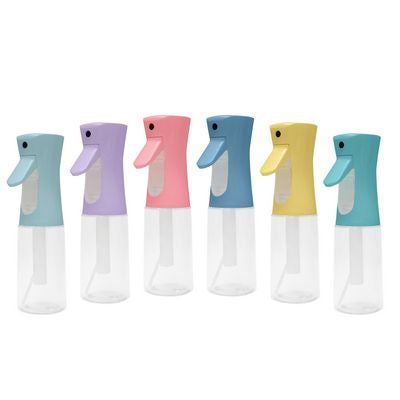 Multicolor Continuous Mist Spray Bottle Box of 6