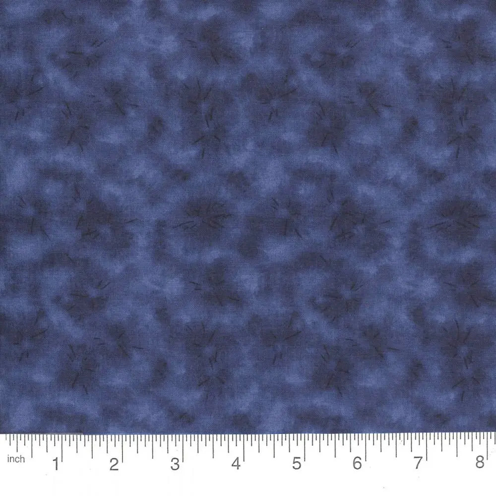 Navy Cloud Burst 45" wide Fabric per yard