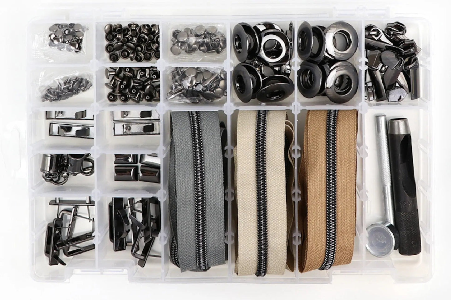Next Level Hardware & Zipper Set Gunmetal