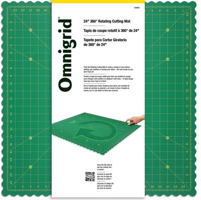 Omnigrid Square Rotate Cut Mat 360, 24 in