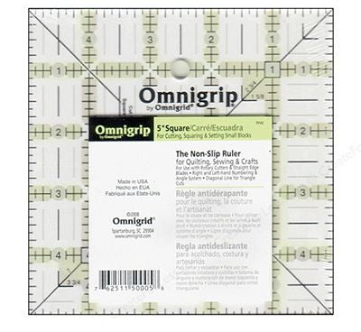 Omnigrip Square Ruler 5 in