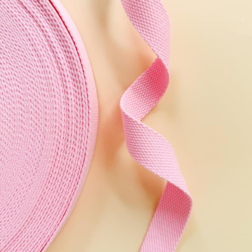 RB Minki Kim 1" Cotton Webbing Baby Pink