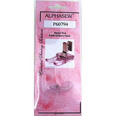 Foot Emb Open Toe Snap-On Plas