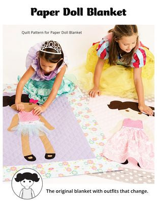 Paper Doll Blanket Pattern - Girl